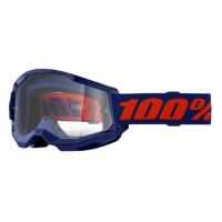 100% Очки Strata 2 Goggle Navy / Clear в Чебоксарах