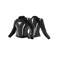 Shima Куртка Кожаная женская Miura 2.0 Black/White в Чебоксарах