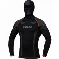 IXS Термобелье Underwear Shirt 365 Hood Черный/Серый в Чебоксарах
