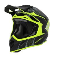 Acerbis Шлем кроссовый X-Track 22-06 Black/Fluo-Yellow в Чебоксарах