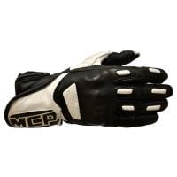MCP Мотоперчатки спортивные Prime, черно-белые в Чебоксарах