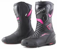 Moteq Спортивные мотоботы Rozella, Черный/Розовый в Чебоксарах