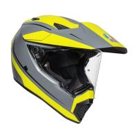 AGV Шлем AX9 E2206 V26 Pacific Road Matt Grey/Yellow Fluo/Black в Чебоксарах