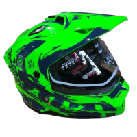 AiM Шлем детский JK802Y Green/Blue в Чебоксарах