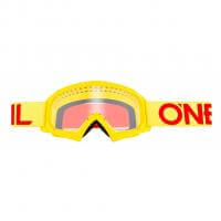 ONEAL Детская кроссовая маска B-10 SOLID желтый неон в Чебоксарах
