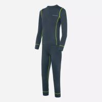 Finntrail Термобелье детское Dino 6100 DarkGreyLime в Чебоксарах