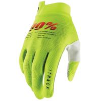 100% Мотоперчатки текстильные ITrack Fluo/Yellow в Чебоксарах