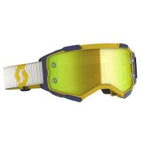 Scott Очки кроссовые Fury yellow/blue yellow chrome works в Чебоксарах