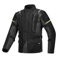 LS2 Мотокуртка мужская Narvik Man Jacket серо-черно-желтый в Чебоксарах