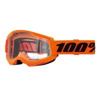 100% Очки Strata 2 V26 Goggle Neon Orange / Clear в Чебоксарах