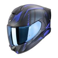Scorpion Exo Мотошлем Exo-530 Air Theras Черный Матовый/Синий в Чебоксарах