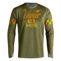 Leatt Джерси Moto 4.5 Enduro X-Flow V27 Speed Khaki Brown в Чебоксарах
