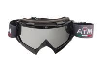 AiM Очки кроссовые (PRO) 157-100 Black Glossy в Чебоксарах