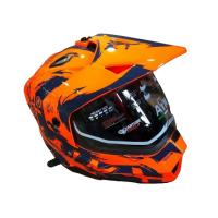 AiM Шлем детский JK802Y Orange/Blue в Чебоксарах