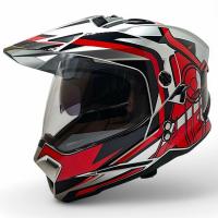 AIM Шлем кросс/эндуро JK802S Red/Grey/Black в Чебоксарах