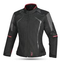 Dimox Мотокуртка текстиль Horizon Women Black/Red в Чебоксарах