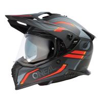 Oneal Шлем кроссовый со стеклом A-SRS Spike красный/черный в Чебоксарах