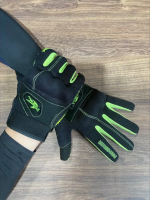 MotoLike перчатки текстильные Probiker черно-зеленые в Чебоксарах