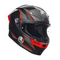 AGV Шлем K6 S 2206 Slashcut Black/Grey/Red в Чебоксарах