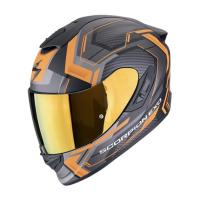 Scorpion Exo Мотошлем Exo-1400 Evo II Linart Черный Матовый/Оранжевый/Серый в Чебоксарах