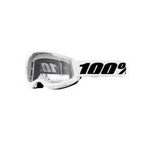 100% Очки подростковые Strata 2 Junior White / Clear в Чебоксарах
