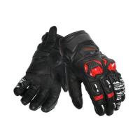 Scout Мотоперчатки кожаные Volcano Черный/Белый/Красный в Чебоксарах