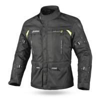 Dimox Мотокуртка текстиль Explorer Mens Touring Black/Yellow в Чебоксарах