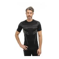 Brubeck Футболка мужская короткий рукав Dry черно-графитовый в Чебоксарах