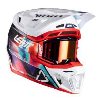 Leatt Шлем кроссовый 8.5 Royal Blue-Red V26 + очки Velocity 5.5 в Чебоксарах