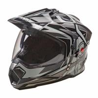 AIM Шлем кросс/эндуро JK802S Black/Grey/White в Чебоксарах