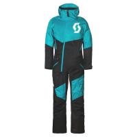 Scott Комбинезон зимний женский Back-X Dryo black/breeze blue  в Чебоксарах