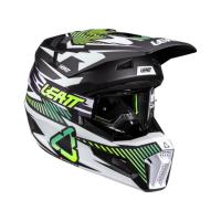Leatt Шлем кроссовый 3.5 V26 Storm Teal + очки Vizion 3.5 в Чебоксарах