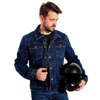 Inflame Куртка мужская Liverpool хлопок+арамид синий в Чебоксарах