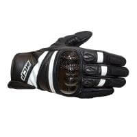 MCP Мотоперчатки Lasser, цвет черный/белый в Чебоксарах