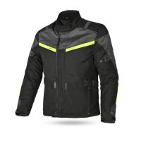 Dimox Мотокуртка текстиль Tour Tech Mens Black/Grey/Yellow в Чебоксарах