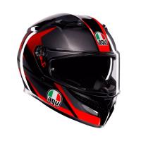 AGV Шлем K3 Striga Black/Grey/Red в Чебоксарах