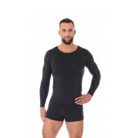 Brubeck Футболка мужская дл.рукав Comfort Wool Графит в Чебоксарах