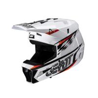 Leatt Шлем кроссовый детский Helmet Kit Moto 3.5 Jr V25 White в Чебоксарах