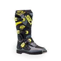 Sidi Ботинки детские Flame Black/Lime/Grey в Чебоксарах