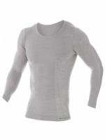 Brubeck Футболка мужская дл.рукав Comfort Wool Серый в Чебоксарах