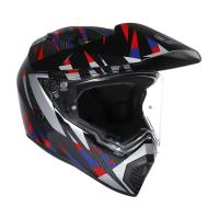 AGV Шлем AX9 E2206 V26 Steppa Carbon/Red/Blue в Чебоксарах