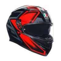 AGV Шлем K3 Compound Black/Red в Чебоксарах