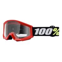 100% Очки детские Strata Mini Goggle Red/Clear Lens 2025 в Чебоксарах