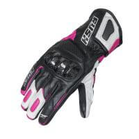 Rush Мотоперчатки Impulse Lady кожа Черный/Белый/Розовый в Чебоксарах