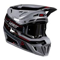 Leatt Шлем кроссовый 8.5 Grey V26 + очки Velocity 5.5 в Чебоксарах