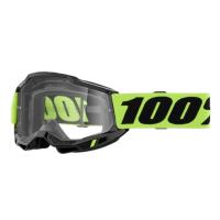 100% Очки подростковые Accuri 2 Neon Yellow / Clear в Чебоксарах