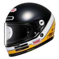 Shoei Мотошлем Glamster 06 Abiding черно-бело-желтый TC-3 в Чебоксарах