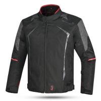 Dimox Мотокуртка текстиль Horizon Mens Black/Red в Чебоксарах