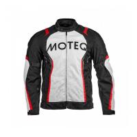 Moteq Мотокуртка текстильная Spike Черный/Белый в Чебоксарах