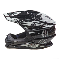 AiM Шлем кроссовый JK803S White/Black в Чебоксарах